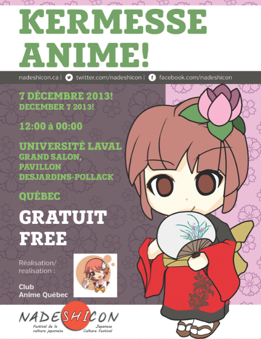 Affiche officielle Kermesse Anime!